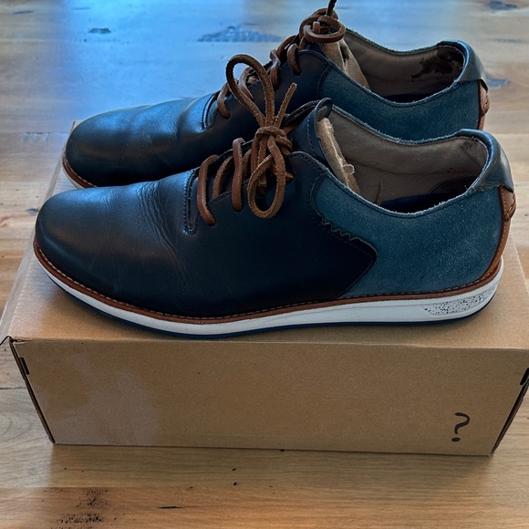 Nordstrom Men's Dark Leather Oxfords - Picture 5 of 6